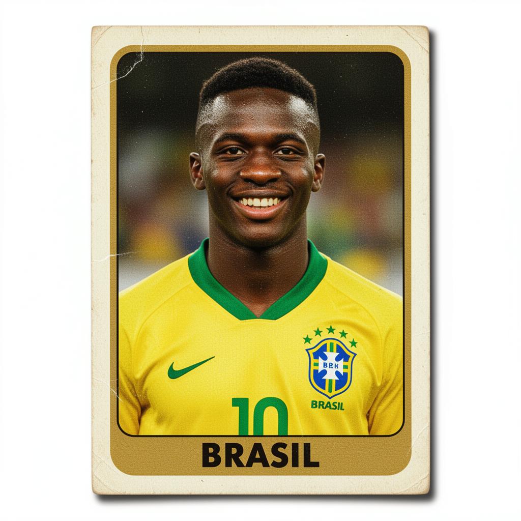 Figurinha Vinícius Jr. - Brasil
